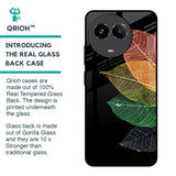 Colorful Leaves Glass Case for Realme 11 5G