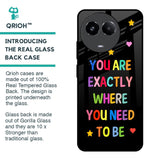 Magical Words Glass Case for Realme 11 5G