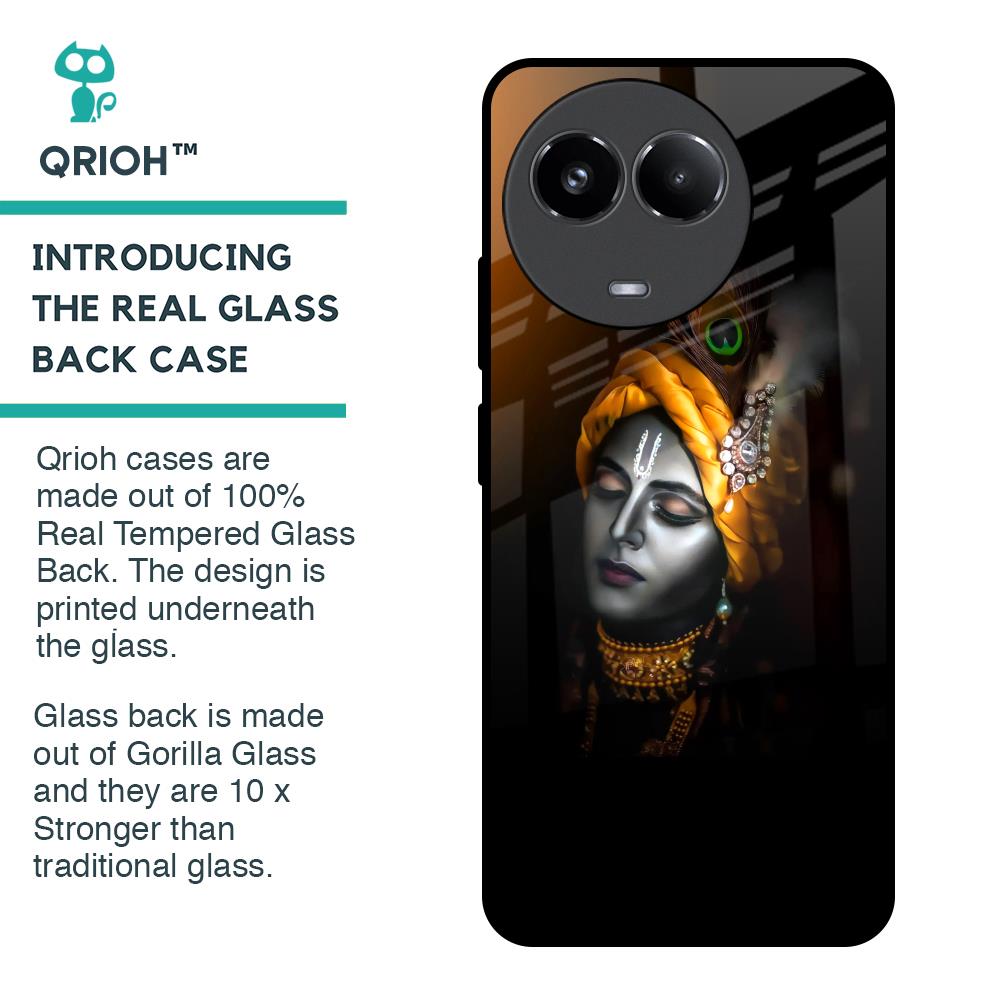 Ombre Krishna Glass Case for Realme 11 5G