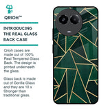 Abstract Green Glass Case For Realme 11 5G