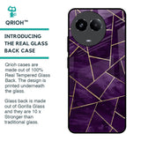 Geometric Purple Glass Case For Realme 11 5G