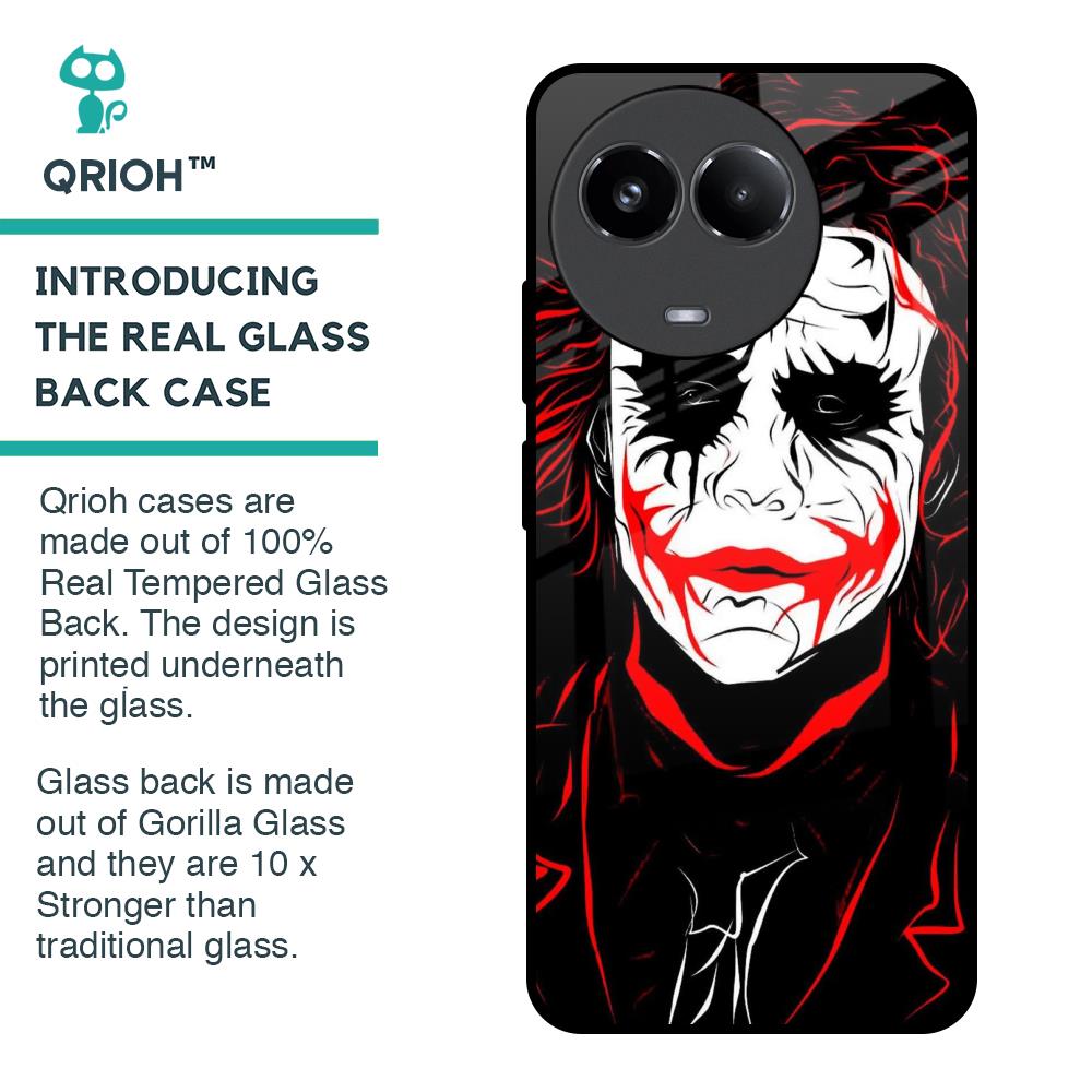 Life In Dark Glass Case For Realme 11 5G