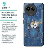 Kitty In Pocket Glass Case For Realme 11 5G