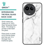 Modern White Marble Glass Case for Realme 11 5G