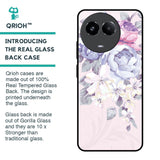 Elegant Floral Glass Case for Realme 11 5G