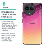 Geometric Pink Diamond Glass Case for Realme 11 5G