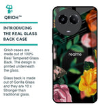 Flowers & Butterfly Glass Case for Realme 11 5G