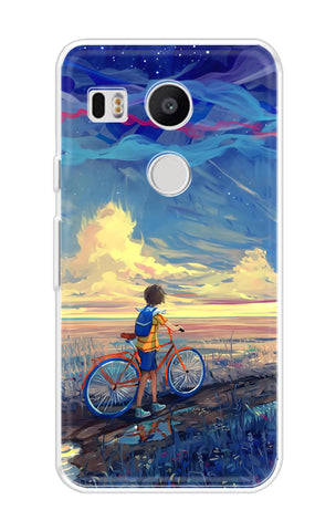 Riding Bicycle to Dreamland Nexus 5x Back Cover