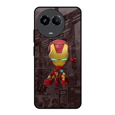 Angry Baby Super Hero Realme 11x 5G Glass Back Cover Online