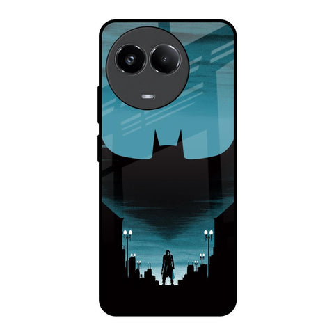 Cyan Bat Realme 11x 5G Glass Back Cover Online