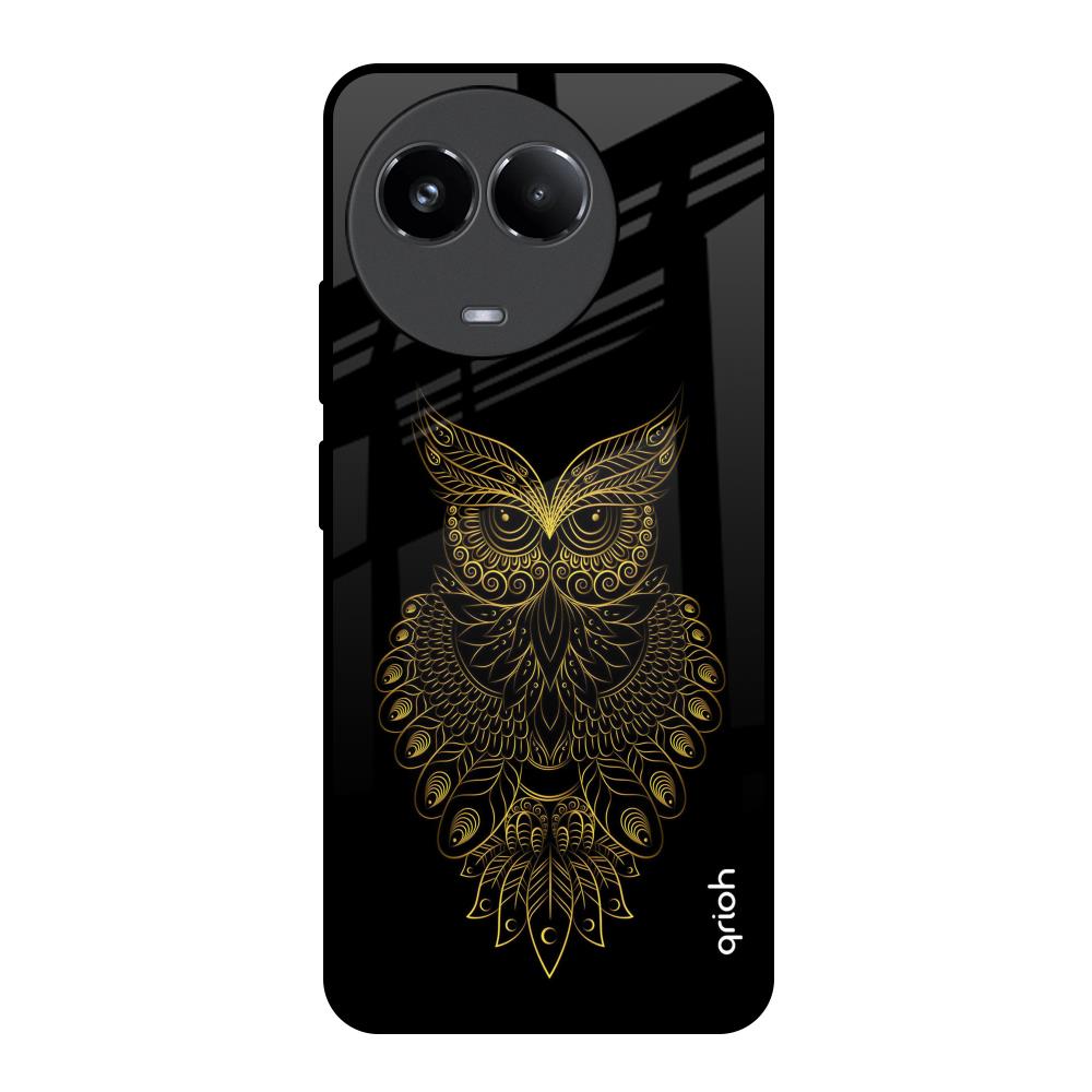 Golden Owl Realme 11x 5G Glass Back Cover Online
