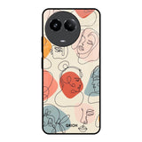 Abstract Faces Realme 11x 5G Glass Back Cover Online