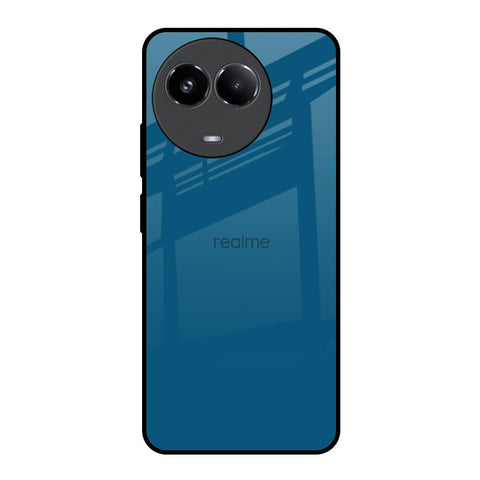 Cobalt Blue Realme 11x 5G Glass Back Cover Online