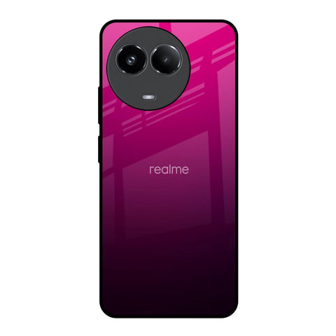 Purple Ombre Pattern Realme 11x 5G Glass Back Cover Online