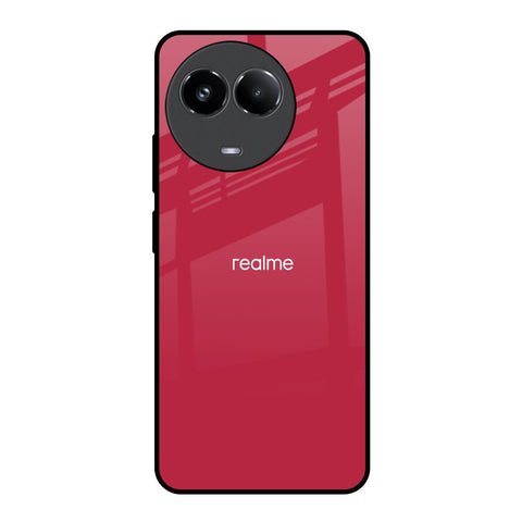 Solo Maroon Realme 11x 5G Glass Back Cover Online