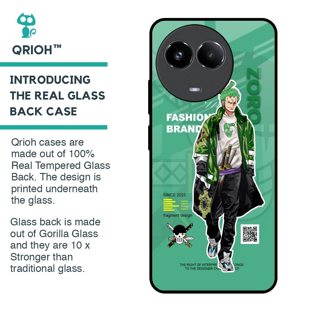 Zoro Bape Glass Case for Realme 11x 5G