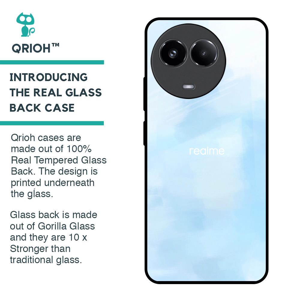 Bright Sky Glass Case for Realme 11x 5G
