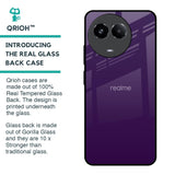 Dark Purple Glass Case for Realme 11x 5G