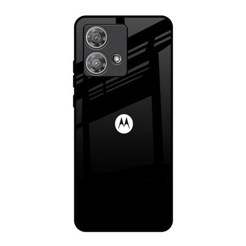 Jet Black Motorola Edge 40 Neo Glass Back Cover Online