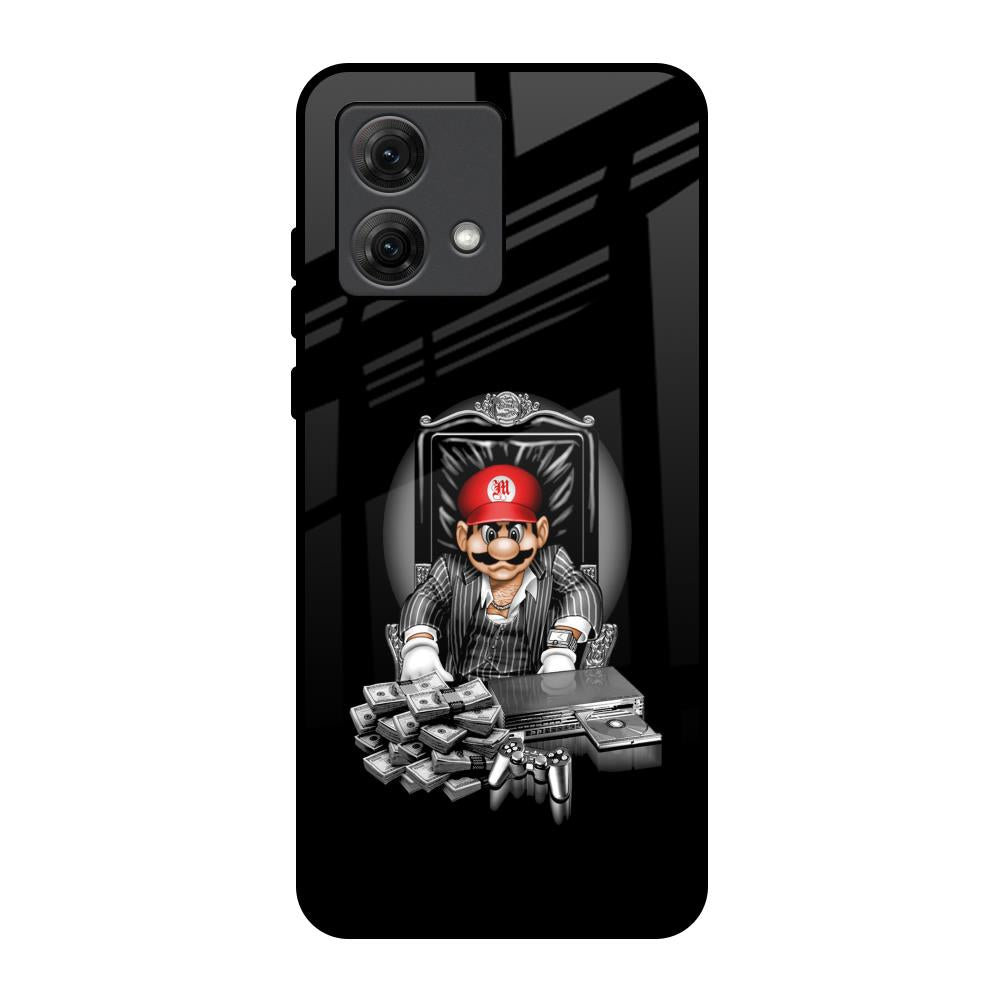 Dark Secret Motorola G84 5G Glass Back Cover Online