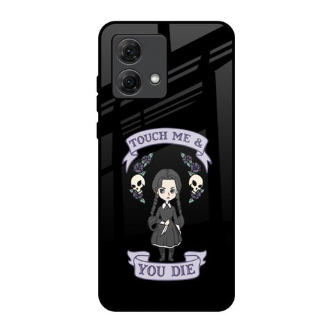 Touch Me & You Die Motorola G84 5G Glass Back Cover Online
