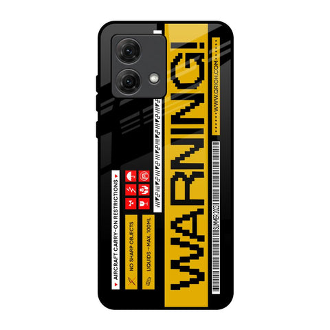 Aircraft Warning Motorola G84 5G Glass Back Cover Online