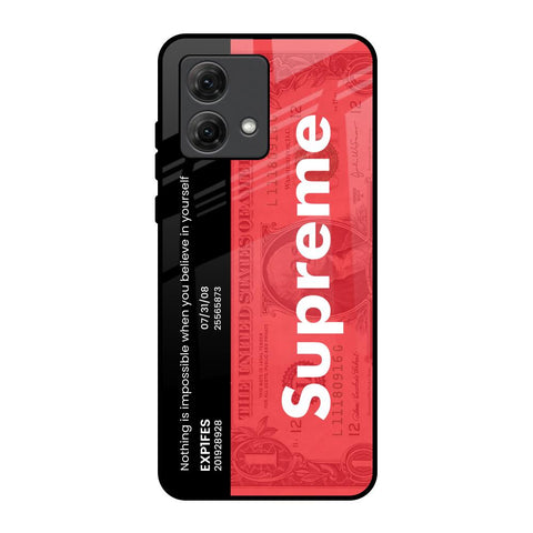 Supreme Ticket Motorola G84 5G Glass Back Cover Online