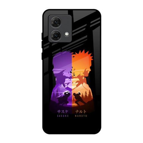 Minimalist Anime Motorola G84 5G Glass Back Cover Online