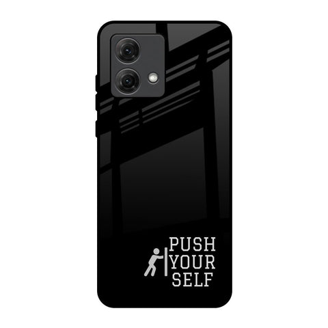 Push Your Self Motorola G84 5G Glass Back Cover Online