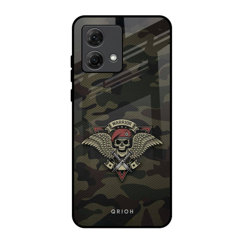 Army Warrior Motorola G84 5G Glass Back Cover Online