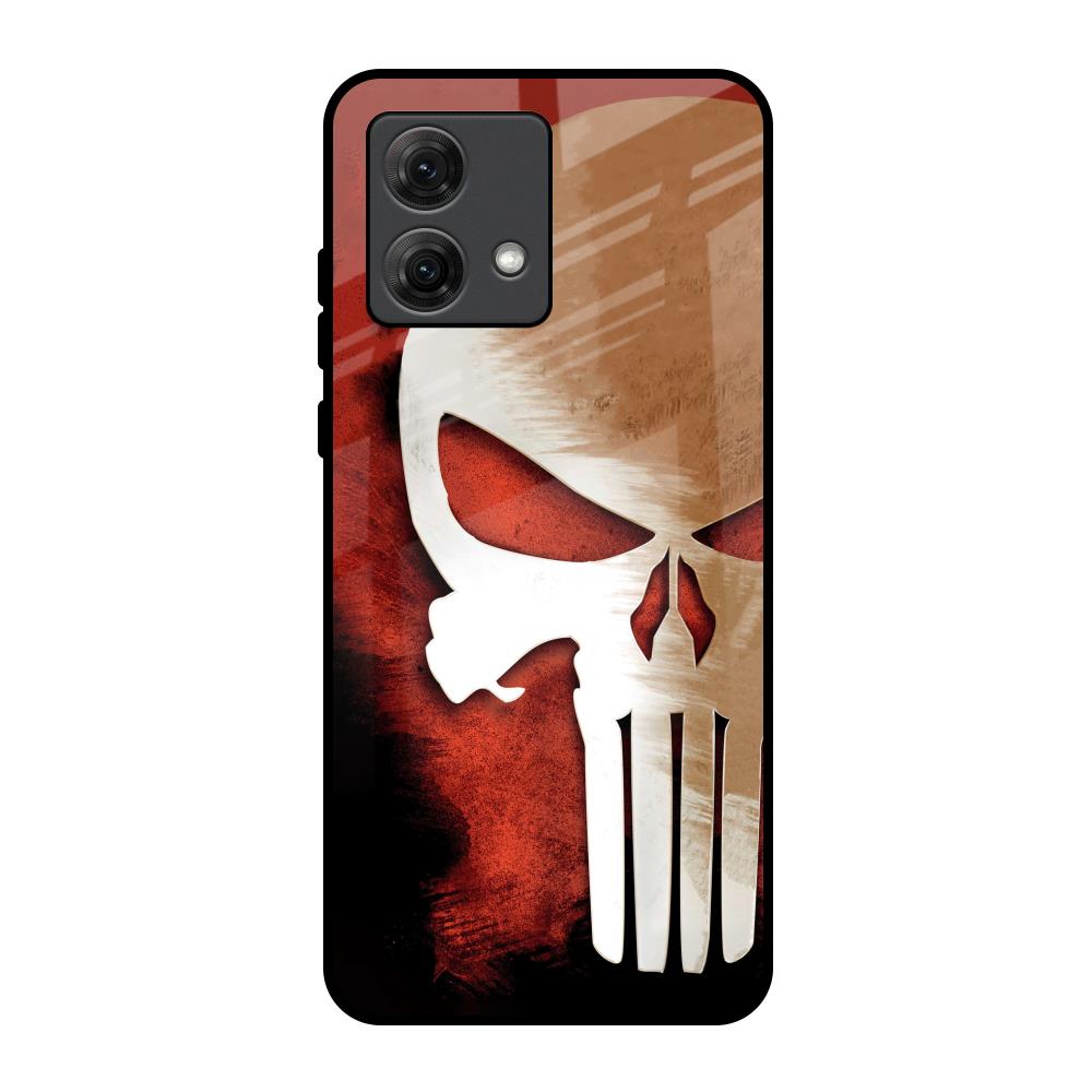 Red Skull Motorola G84 5G Glass Back Cover Online