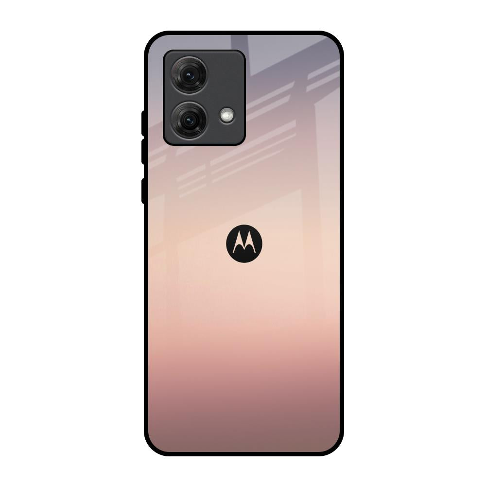 Golden Mauve Motorola G84 5G Glass Back Cover Online