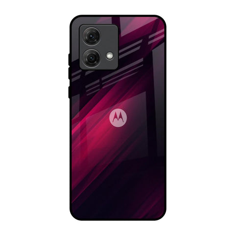 Razor Black Motorola G84 5G Glass Back Cover Online