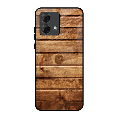 Wooden Planks Motorola G84 5G Glass Back Cover Online
