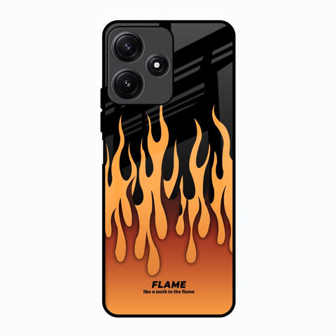 Fire Flame Poco M6 Pro 5G Glass Back Cover Online