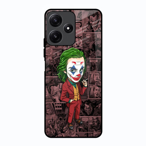 Joker Cartoon Poco M6 Pro 5G Glass Back Cover Online