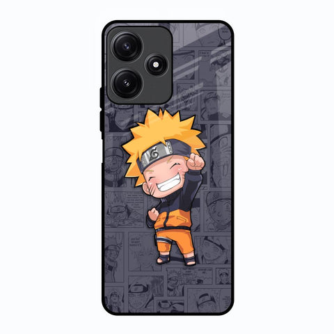 Orange Chubby Poco M6 Pro 5G Glass Back Cover Online