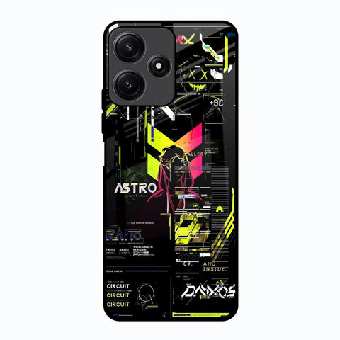Astro Glitch Poco M6 Pro 5G Glass Back Cover Online