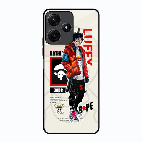 Bape Luffy Poco M6 Pro 5G Glass Back Cover Online