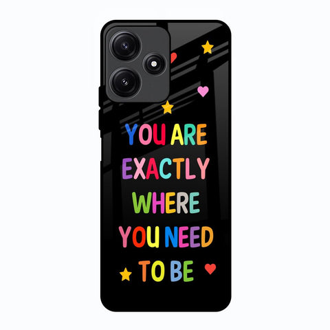 Magical Words Poco M6 Pro 5G Glass Back Cover Online