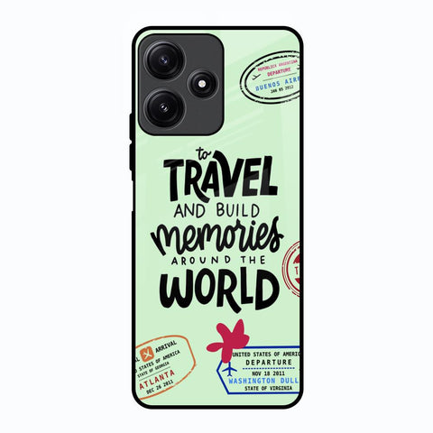 Travel Stamps Poco M6 Pro 5G Glass Back Cover Online