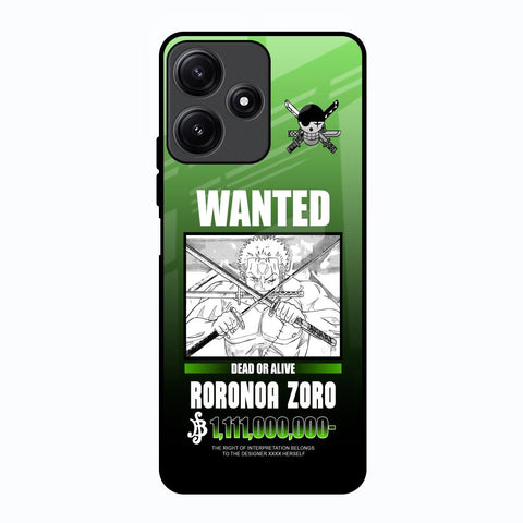 Zoro Wanted Poco M6 Pro 5G Glass Back Cover Online