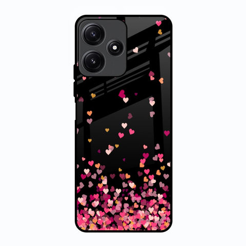 Heart Rain Fall Poco M6 Pro 5G Glass Back Cover Online