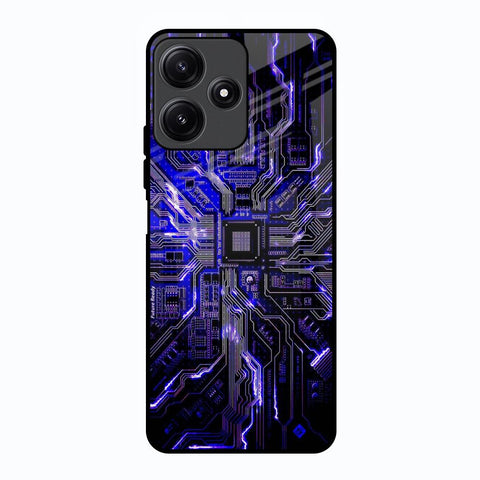 Techno Color Pattern Poco M6 Pro 5G Glass Back Cover Online