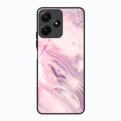 Diamond Pink Gradient Poco M6 Pro 5G Glass Back Cover Online