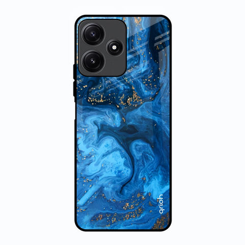 Gold Sprinkle Poco M6 Pro 5G Glass Back Cover Online