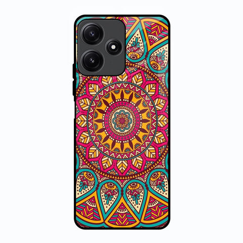 Elegant Mandala Poco M6 Pro 5G Glass Back Cover Online