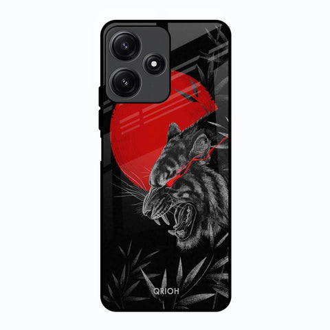 Red Moon Tiger Poco M6 Pro 5G Glass Back Cover Online