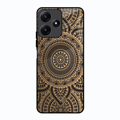 Luxury Mandala Poco M6 Pro 5G Glass Back Cover Online