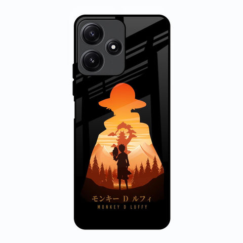 Luffy One Piece Poco M6 Pro 5G Glass Back Cover Online